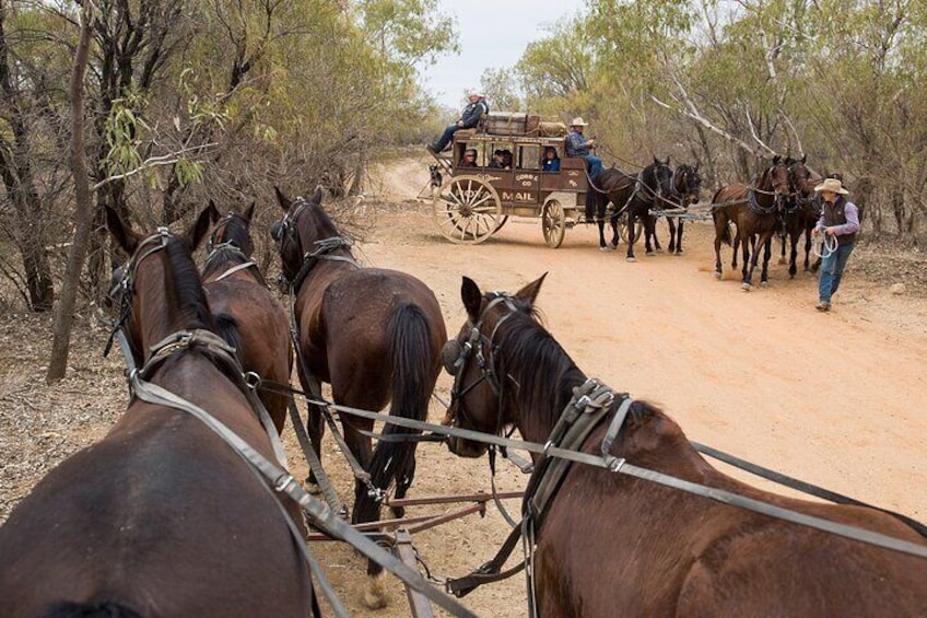 The change over on the old Longreach-Windorah mail track