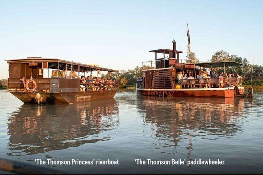 Cruise on the Thomson Princess riverboat or The Thomson Belle paddlewheeler