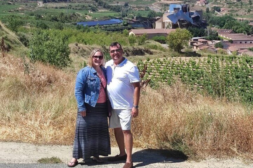Two winerie visits in la Rioja and walking tour of la Guardia 