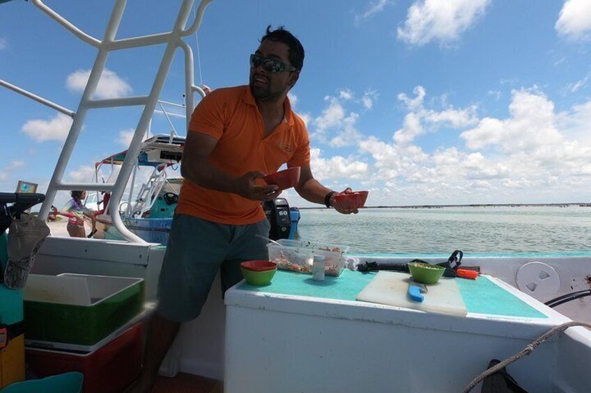 Enjoy the freshest ceviche