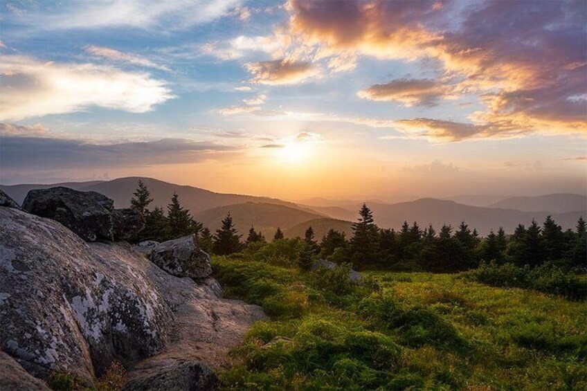 Stunning sunset at Roan Highlands