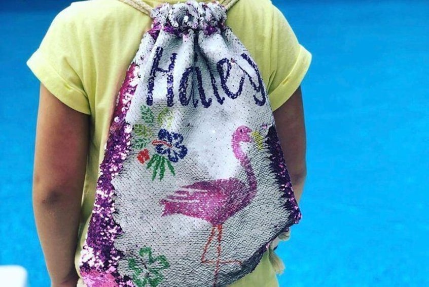 Design Your Own Flip Sequin Drawstring Backpack