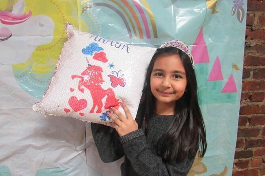 Show item 3 of 6. Design Your Own Flip Sequin Pillow