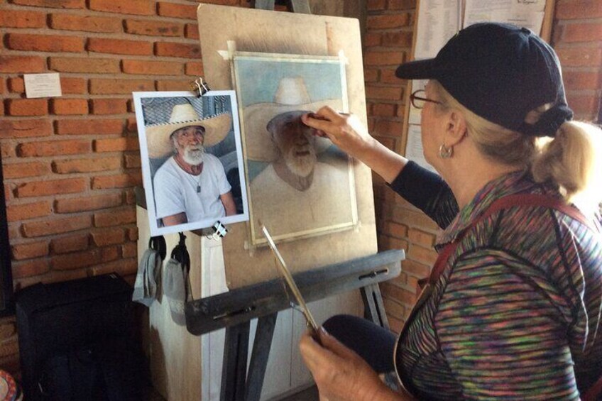 Mexican Portrait Painting