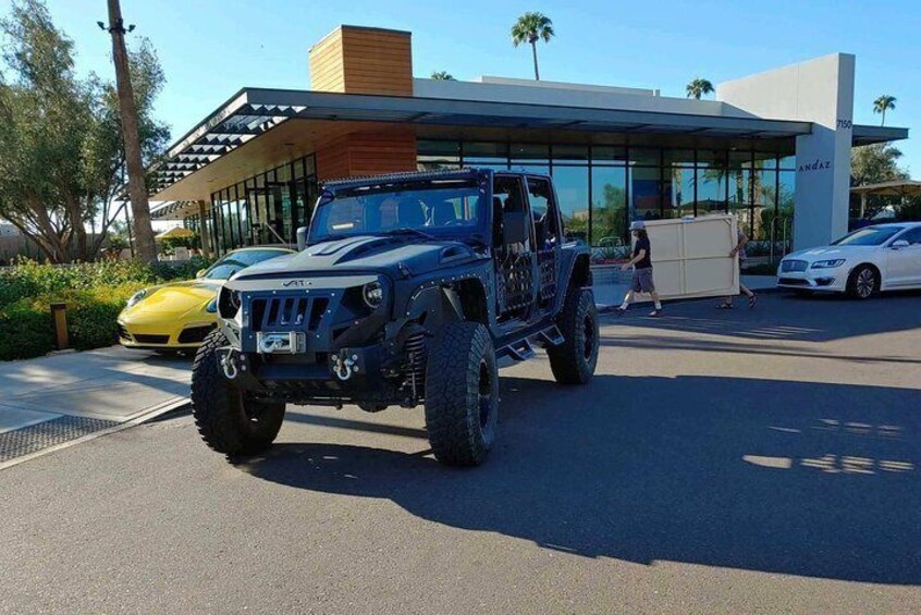 Experience Scottsdale from open-air Jeep Wranglers! 