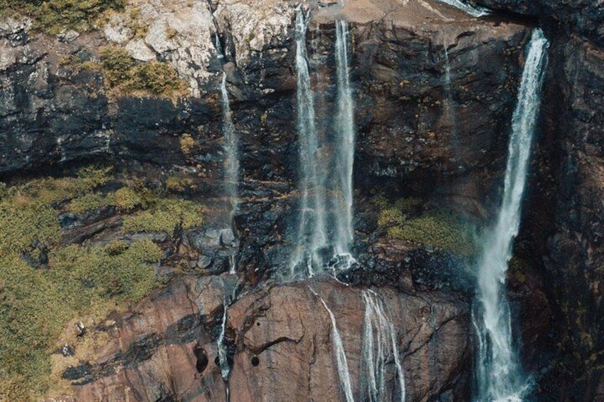 The 55m waterfall