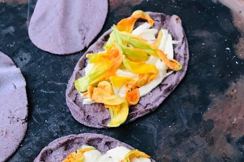 Blue corn Memelas