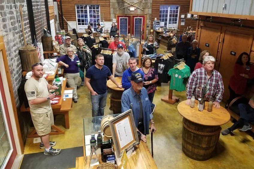 Hosting a special gathering for area Veterans.
NOTE: Veterans get 10% off all Copper Barrel branded merchandise (excludes spirits).