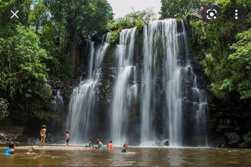 Sloths in their natural habitat & Blue river waterfall