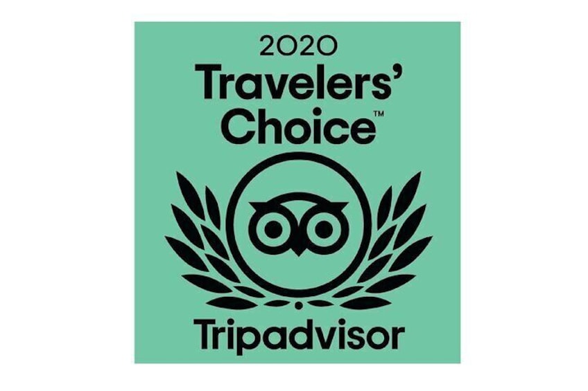 TripAdvisor #1 with Travelers Choice Award