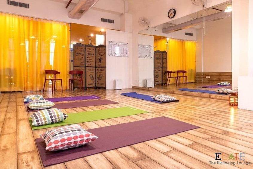 Hall for yoga and meditation