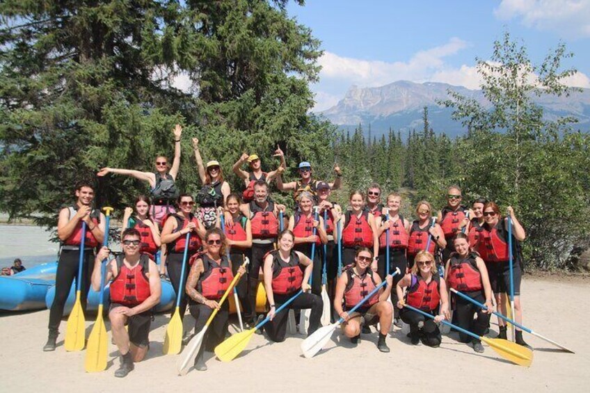  Rafting on Athabasca River Mile 5 in Jasper