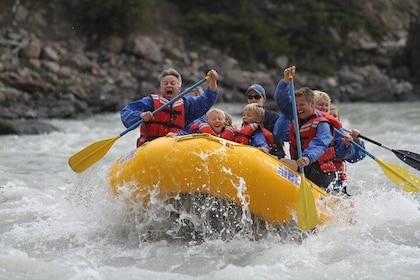 Rafting on Athabasca River Mile 5 in Jasper