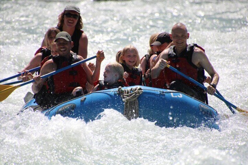 Rafting Athabasca Falls Run in Jasper