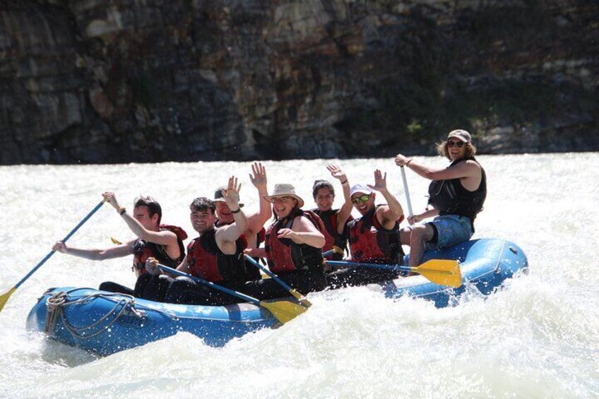 Rafting Athabasca Falls Run in Jasper