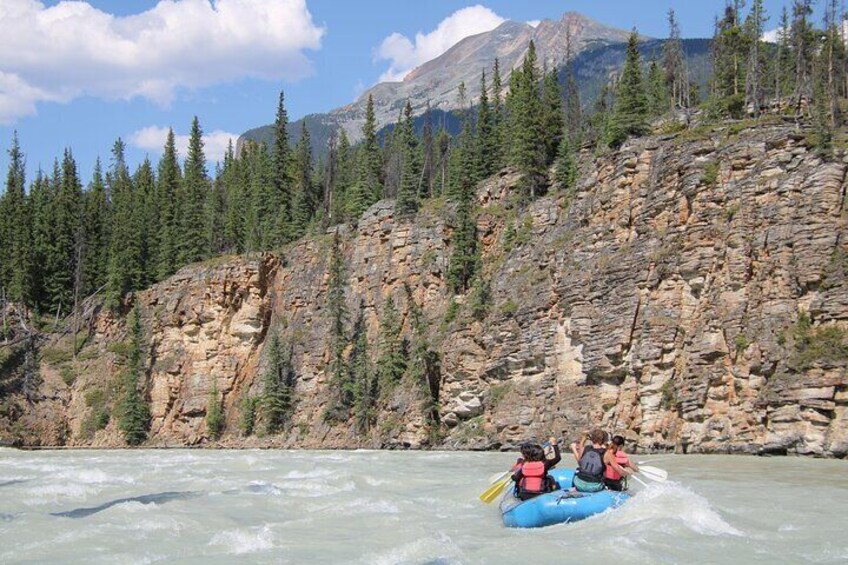 Rafting Athabasca Falls Run in Jasper