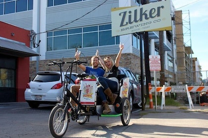 Private Austin Brewery Tour by Pedicab with All-Inclusive Beer Flight Optio...