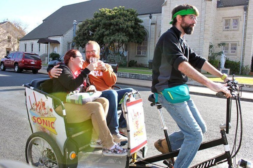 Cheers to a fun pedicab brewery tour!