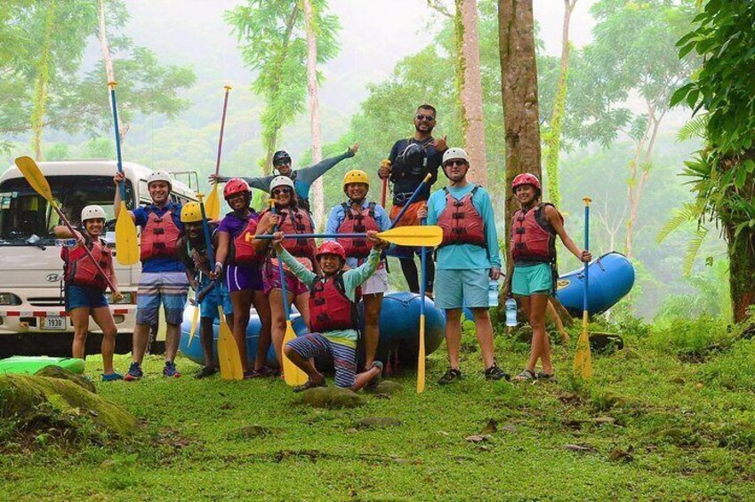 Naranjo River White Rafting Clas III-IV from Manuel Antonio