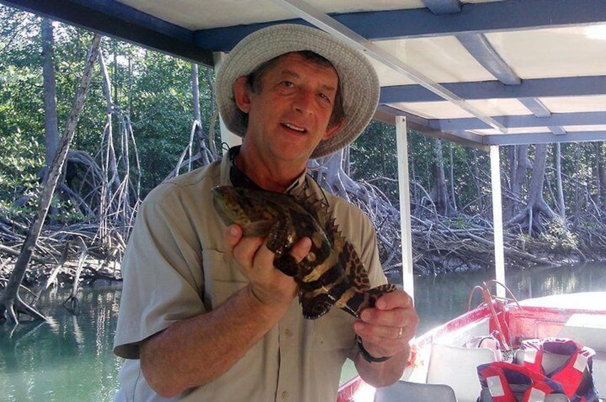 Grouper caught in the Damas Island backwaters