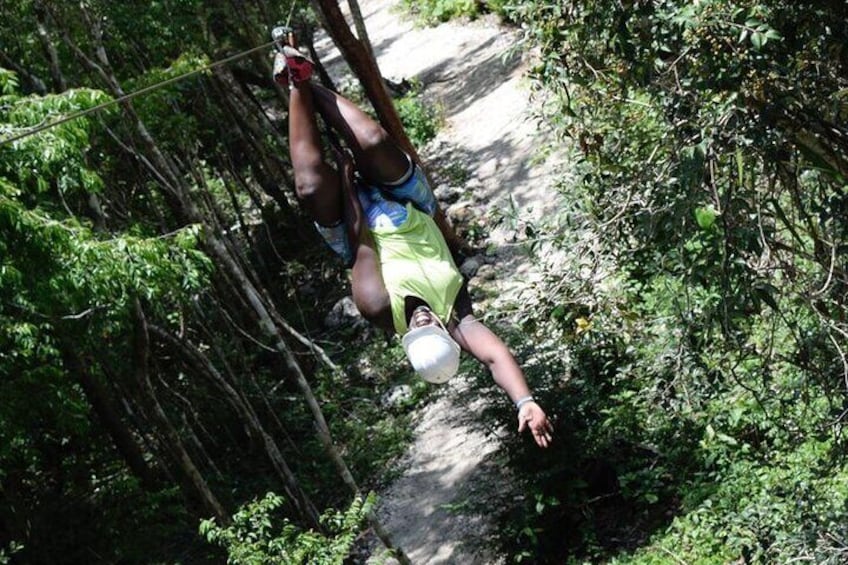 Adrenaline experience from Cancun Atvs Ziplines and a Mayan Cenote 