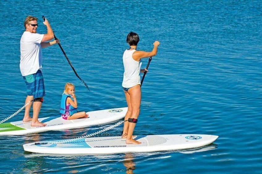 Family SUP tour in Cocoa Beach