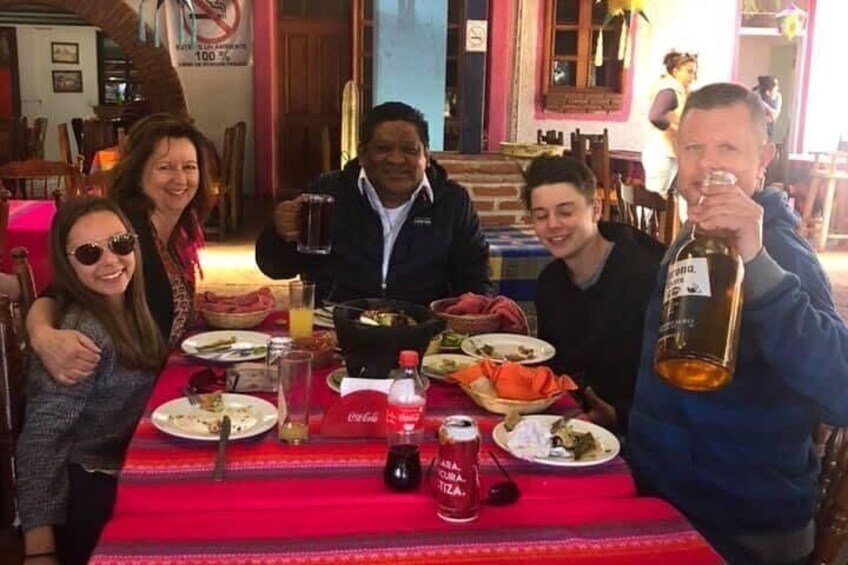 Comida en Teotihuacán