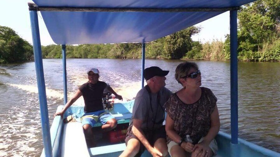 Our tour by the lagoon