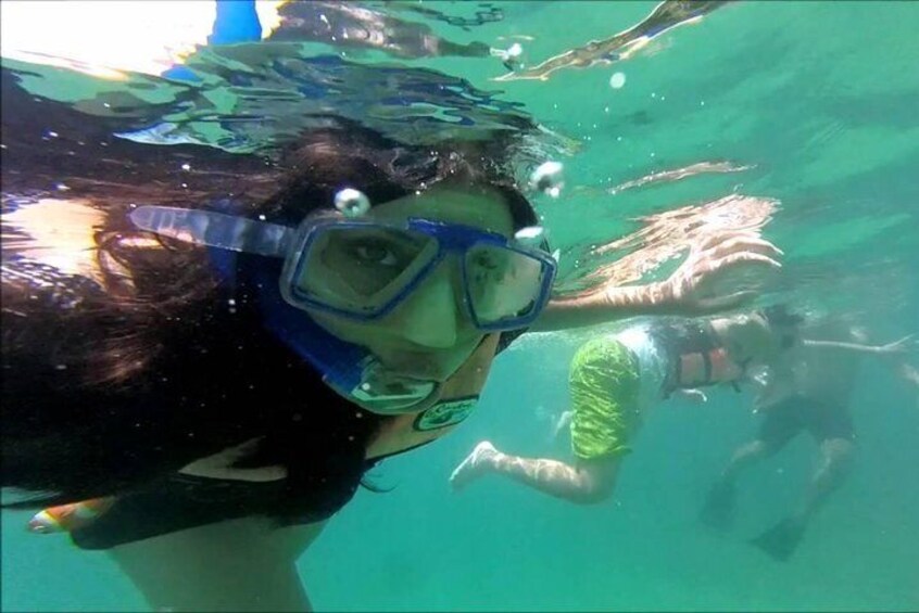 Snorkeling in the Bay area of Acapulco