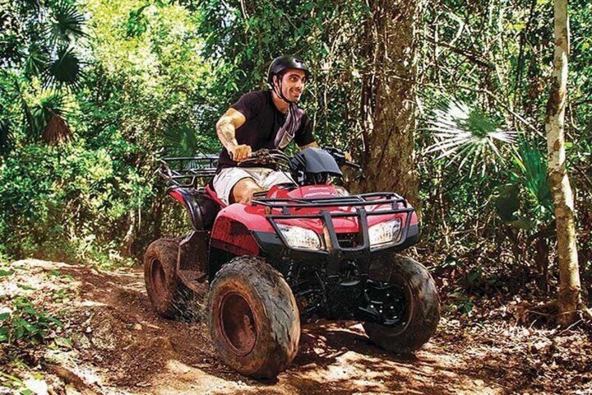 Snorkel, ATV, Zipline and Cenote Adventure from Cancun