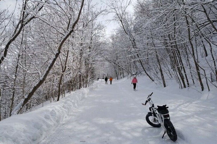 Fat eBike Ride on Mount Royal