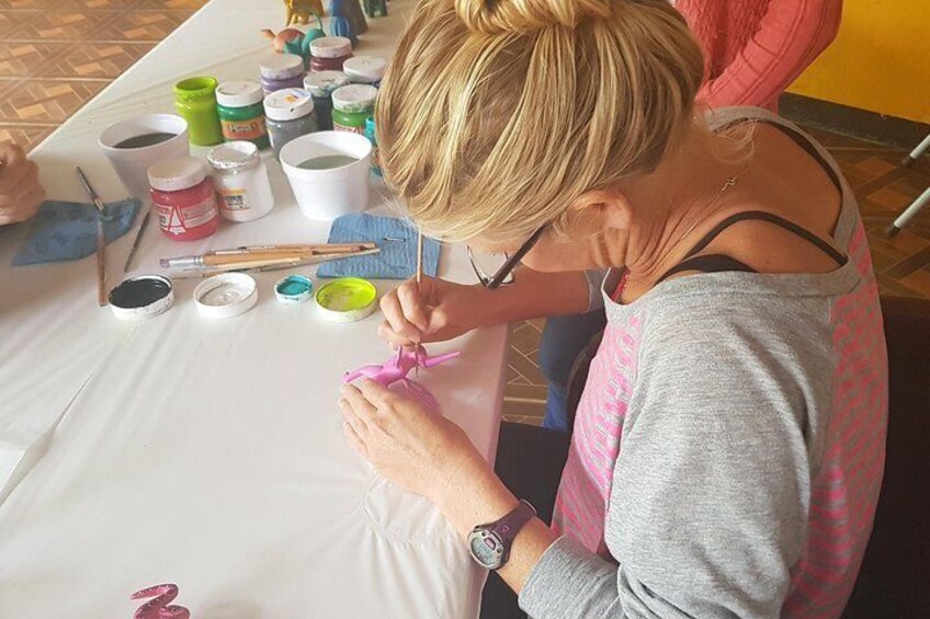 Half-Day Alebrijes Carving and Painting Workshop in San Martin from Oaxaca