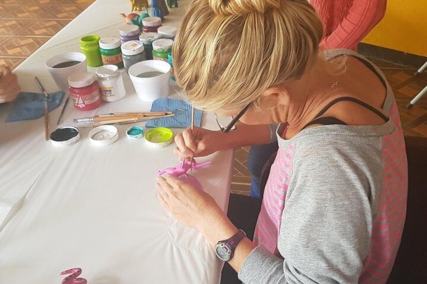 Half-Day Alebrijes Carving and Painting Workshop in San Martin from Oaxaca