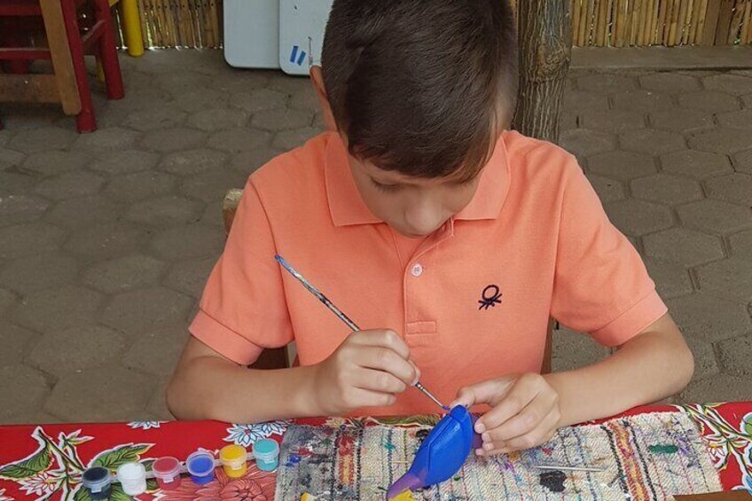 Half-Day Alebrijes Carving and Painting Workshop in San Martin from Oaxaca