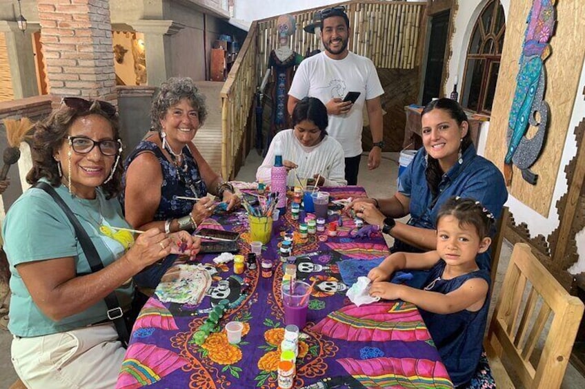 Half-Day Alebrijes Carving and Painting Workshop in San Martin from Oaxaca