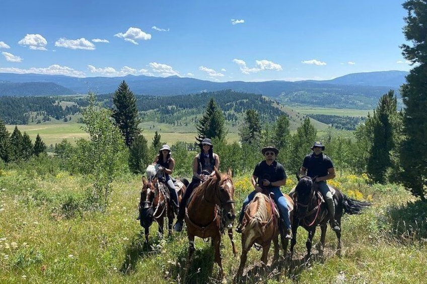 Horseback Riding in the Bridger-Teton National Forest