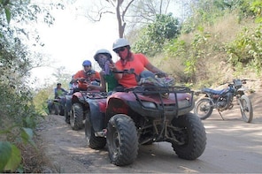 LIVE THE ADVENTURE WITH ADRENALINE IN ATVS RAFTING JUNGLE RIVER FAUNA AND F...