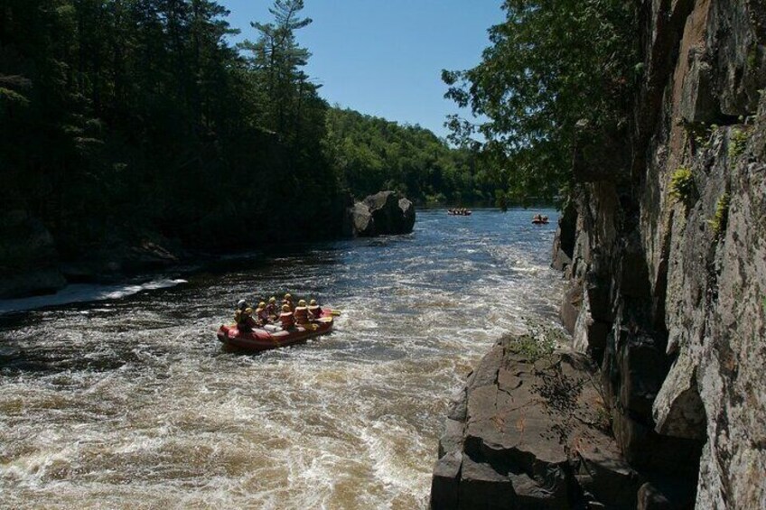 Half-Day White Water Rafting on the Rouge River