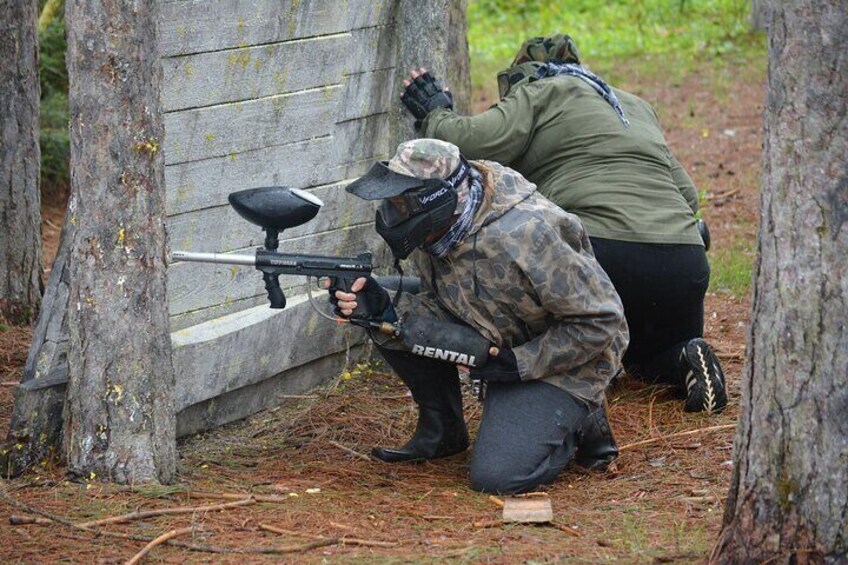 Paintball Activity in Barkmere, Quebec, Canada