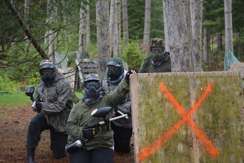 Paintball Activity in Barkmere, Quebec, Canada