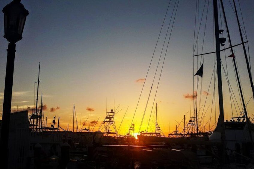 Key West Sunset from the historic marina
