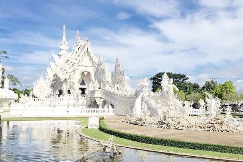White temple in Chiangrai