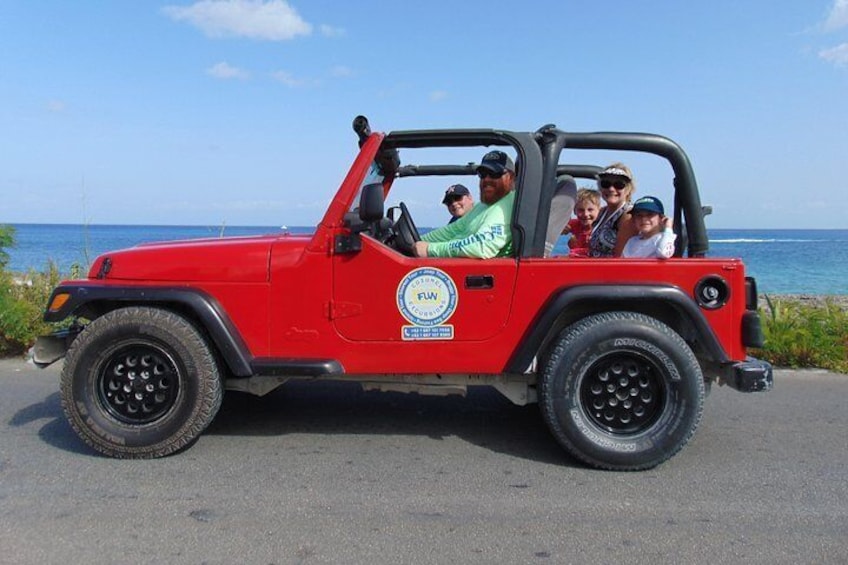 Cozumel Jeep and Snorkel Adventure Tour