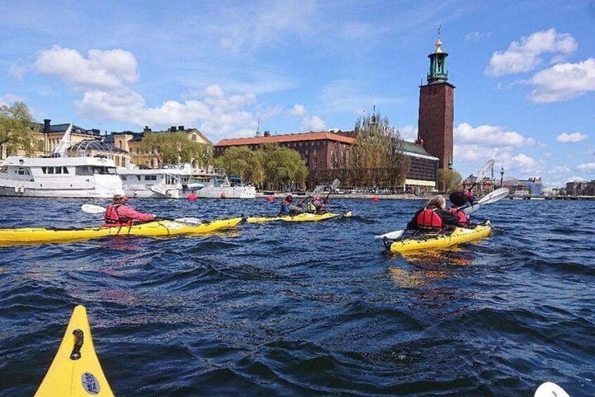 It's so beautiful seeing the city from the water