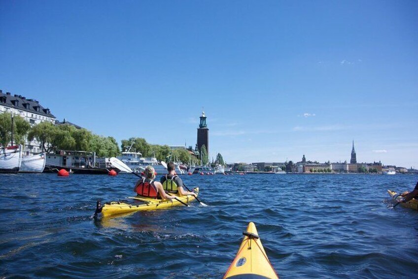 It's so beautiful seeing the City Hall from the water