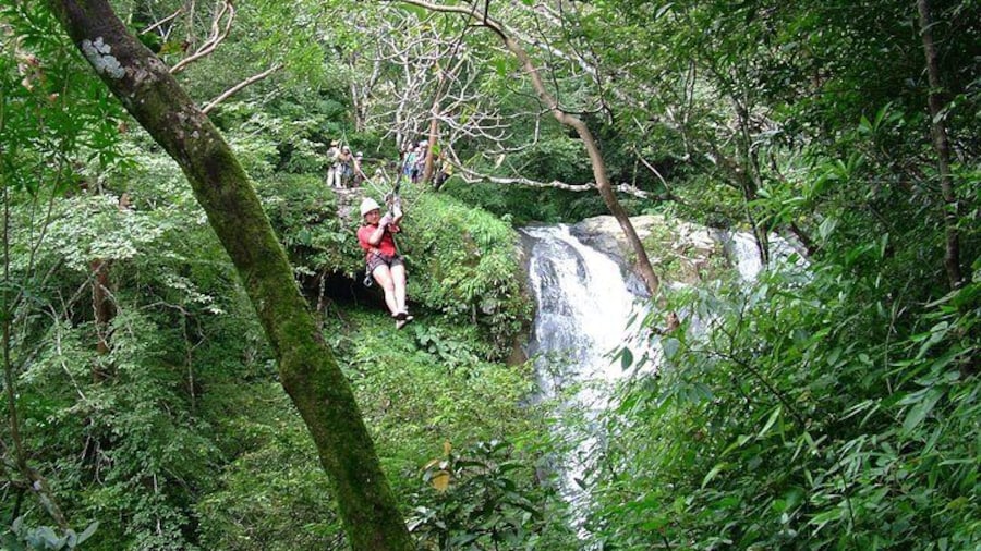 Zip line over 11 Waterfalls