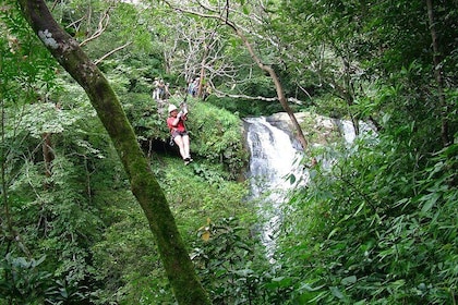 Tirolesa de cascada definitiva: 18 líneas sobre 11 cataratas cerca de Jaco