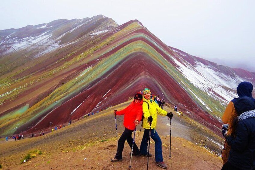 Rainbow mountain hike