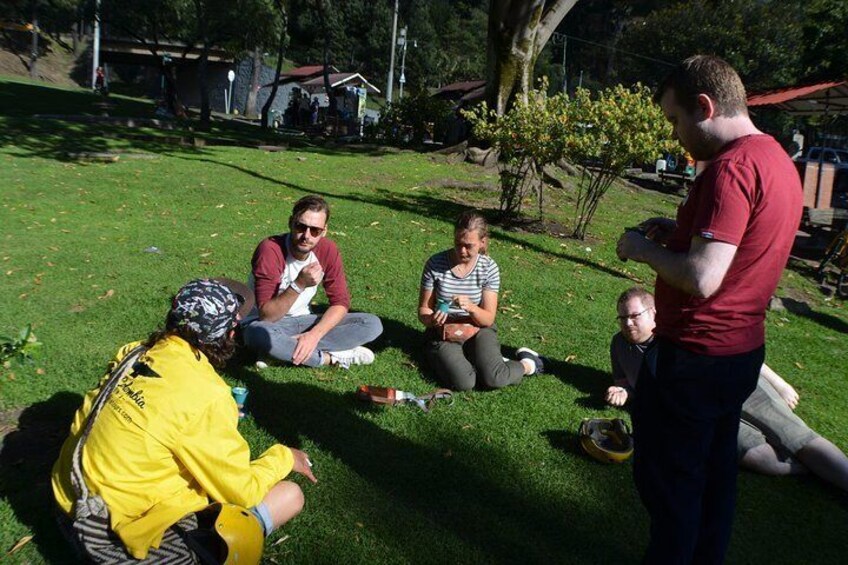 Biking Tour in La Candelaria Bogotá + Private Transport Included