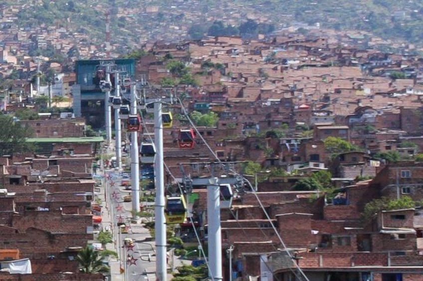 Ride the gondola in Medellin!